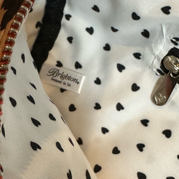 Brighton Spotted Love Swing Bag - Love Brighton Tag - Leopard Print - NWT - Picture 11 of 16